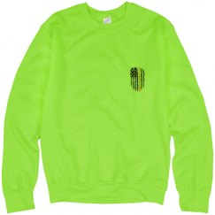Unisex Neon Crewneck Sweatshirt