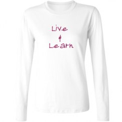 Ladies Relaxed Fit Basic Long Sleeve Tee