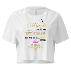 Ladies Festival Cali Crop Top Tee