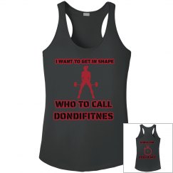 DONDIFITNESS WOMAN RACERBACK TANK TOP