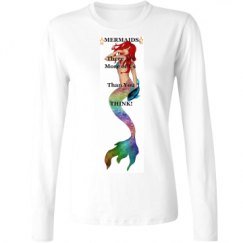 Ladies Relaxed Fit Basic Long Sleeve Tee