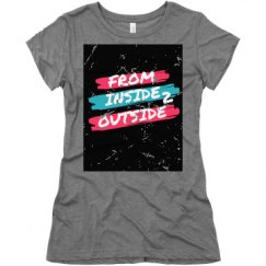 Ladies Slim Fit Super Soft Triblend Tee