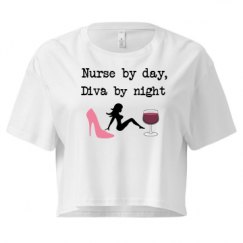 Ladies Festival Cali Crop Top Tee