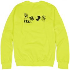 Unisex Neon Crewneck Sweatshirt