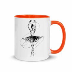 11oz Ceramic Mug with Color Inside