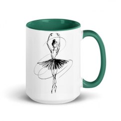 15oz Ceramic Mug with Color Inside