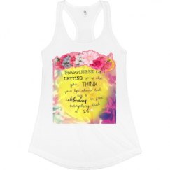Ladies Slim Fit Racerback Tank Top