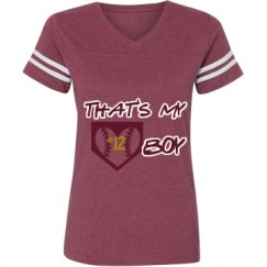 Ladies Relaxed Fit Vintage Sports Tee