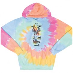 Unisex Tie-Dye Fleece Hoodie