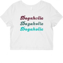 Ladies Slim Fit Crop Top Tee