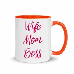 11oz Ceramic Mug with Color Inside