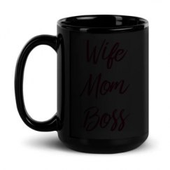15oz Black Glossy Mug