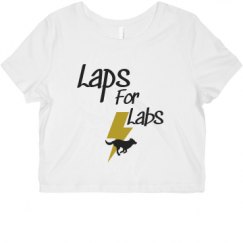 Ladies Slim Fit Crop Top Tee