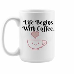 15oz Ceramic Coffee Mug