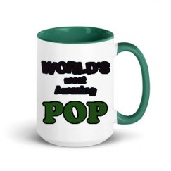 15oz Ceramic Mug with Color Inside