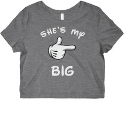 Ladies Slim Fit Crop Top Tee