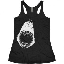 Ladies Slim Fit Super Soft Racerback Triblend Tank