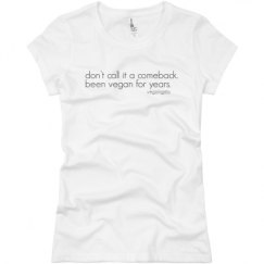 Ladies Slim Fit Basic Promo Jersey Tee
