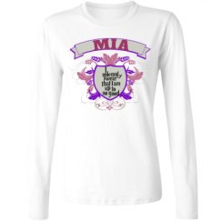 Ladies Relaxed Fit Basic Long Sleeve Tee
