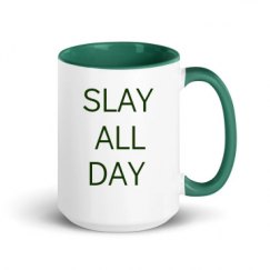 15oz Ceramic Mug with Color Inside