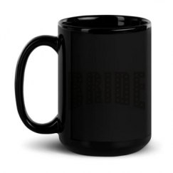 15oz Black Glossy Mug