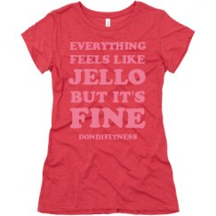 Ladies Slim Fit Super Soft Triblend Tee