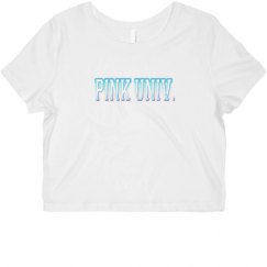 Ladies Slim Fit Crop Top Tee