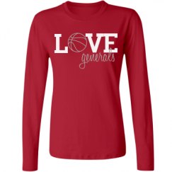 Ladies Relaxed Fit Basic Long Sleeve Tee