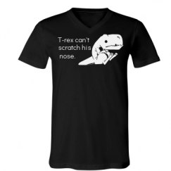 Unisex V-Neck Jersey Tee