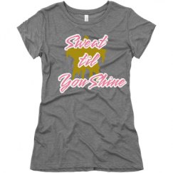 Ladies Slim Fit Super Soft Triblend Tee