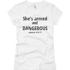 Ladies Slim Fit Basic Promo Jersey Tee