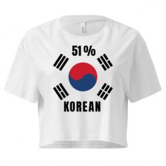 Ladies Festival Cali Crop Top Tee