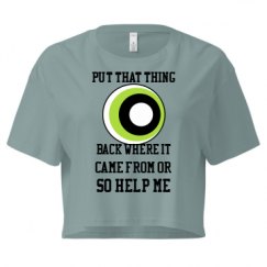 Ladies Festival Cali Crop Top Tee