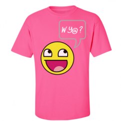 Unisex Ultra Cotton Safety Neon Crewneck Tee