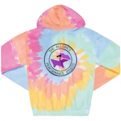 Unisex Tie-Dye Fleece Hoodie