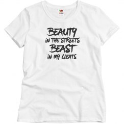 Beauty, beast, cleats