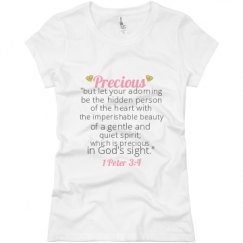 Ladies Slim Fit Basic Promo Jersey Tee