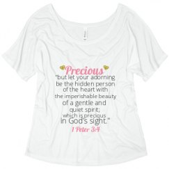 Ladies Flowy Slouchy Tee