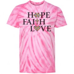 Youth Tie-Dye Cyclone Pinwheel Tee