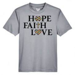 Youth Heather Performance Tee