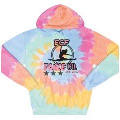 Unisex Tie-Dye Fleece Hoodie