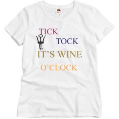 Wine O Clock Tee Shirt