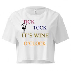 Ladies Festival Cali Crop Top Tee