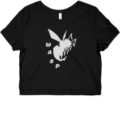 Ladies Slim Fit Crop Top Tee