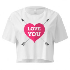 Ladies Festival Cali Crop Top Tee