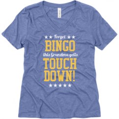 Ladies Relaxed Fit Super Soft Triblend V-Neck Tee