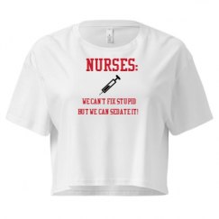 Ladies Festival Cali Crop Top Tee