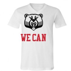 Unisex V-Neck Jersey Tee