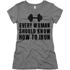 Ladies Slim Fit Super Soft Triblend Tee