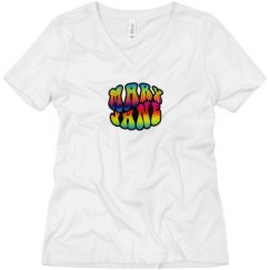 Ladies Relaxed Fit V-Neck Tee